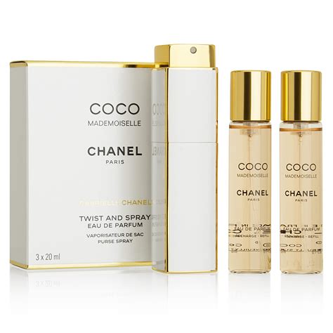 chanel mademoiselle parfum purse spray|coco mademoiselle best price 100ml.